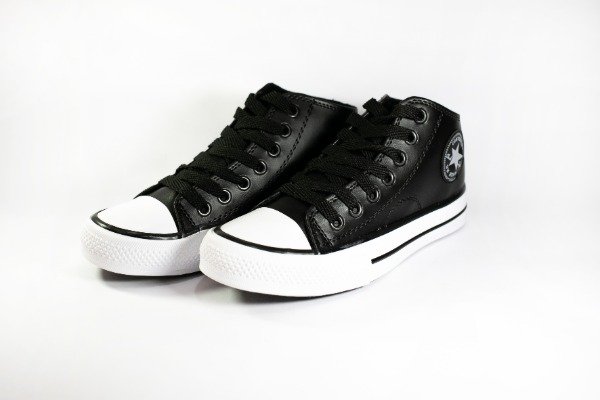 Producto - Botita converse eco cuero negro hombre