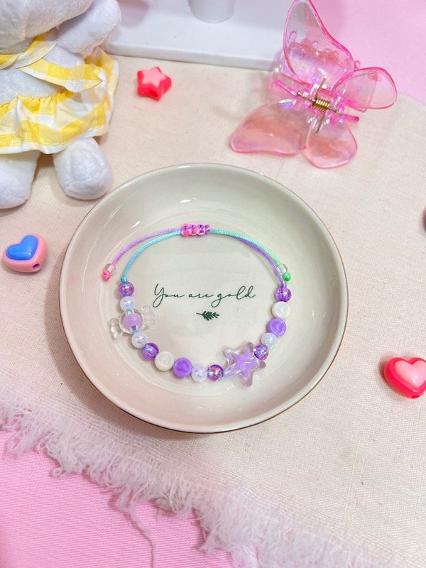 Producto - PULSERA ESTRELLA LILA