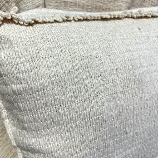 Producto - Almohadón tejido al telar natural Grande - 1