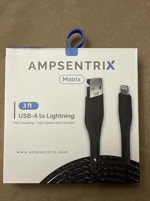 Producto - CABLE USB A LIGHTNING AMPSENTRIX