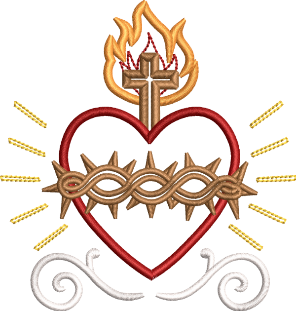Producto - Sagrado corazon contornos 10cm religion comunion matriz