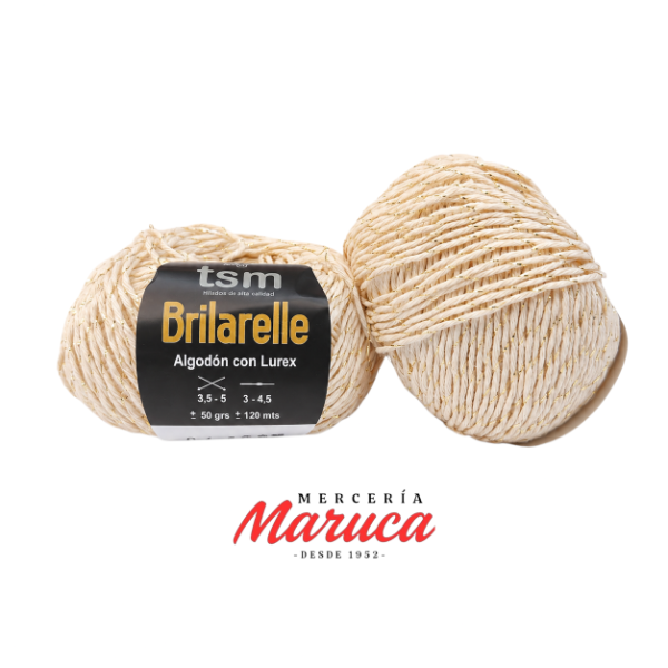 Producto - Hilo de Algodón con Lúrex TSM Brilarelle (Ovillo 50g) - 3