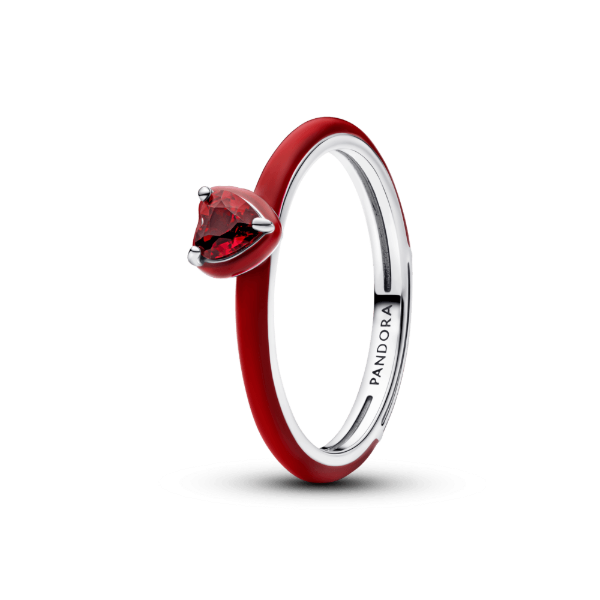 Producto - Anillo Pandora Chakra Rojo Plata 925