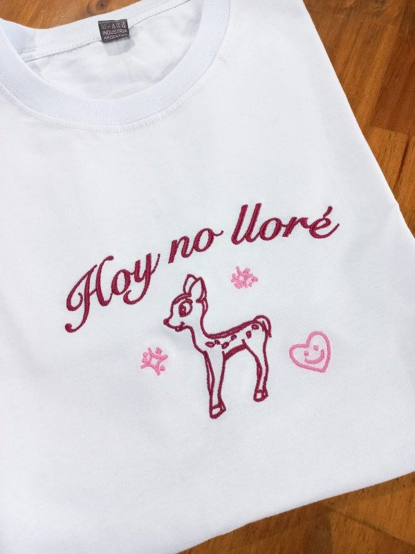 Producto - Remera "Hoy no lloré" (bambi)