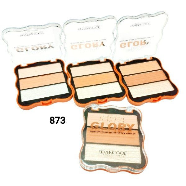 Producto - Iluminador compacto 3 tonos sevencool 873