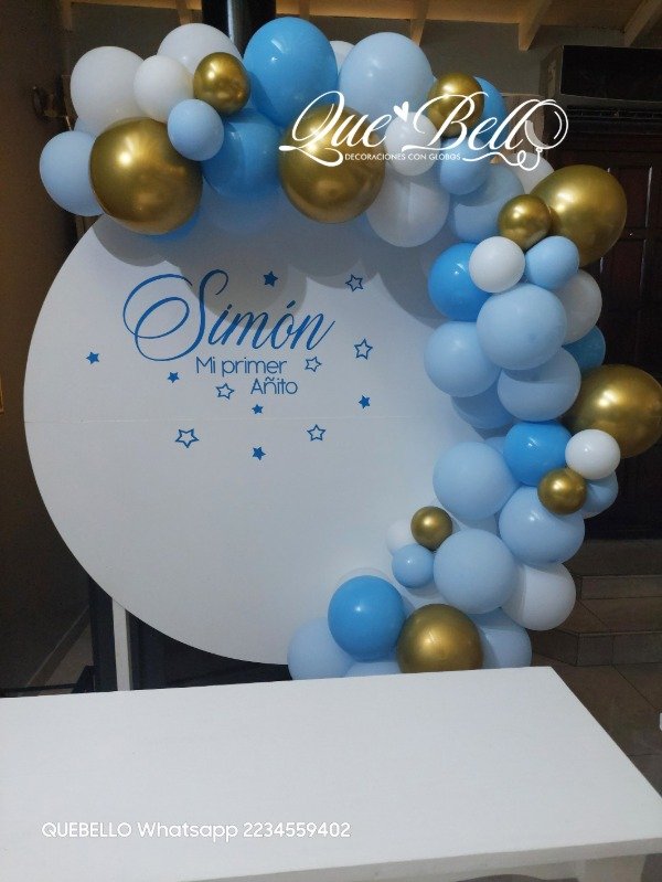Producto - fondo con 2 metros de globos