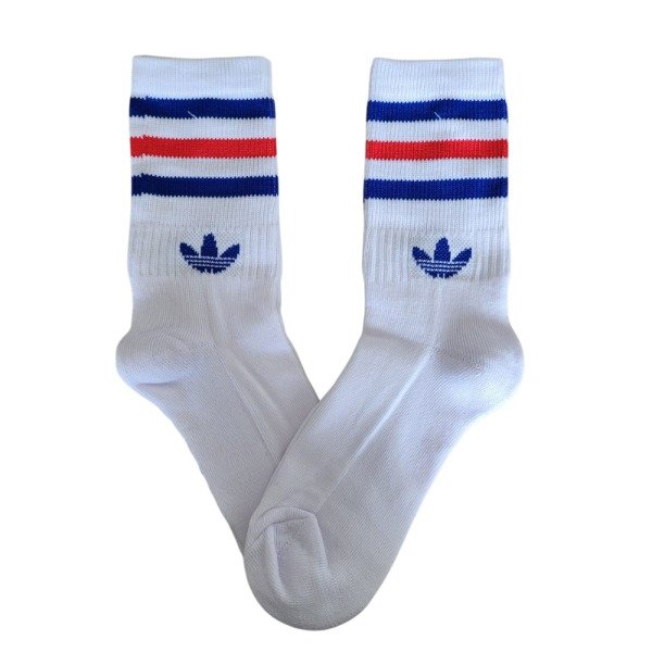 Producto - Adidas toalla blanca rayas azules y rojas