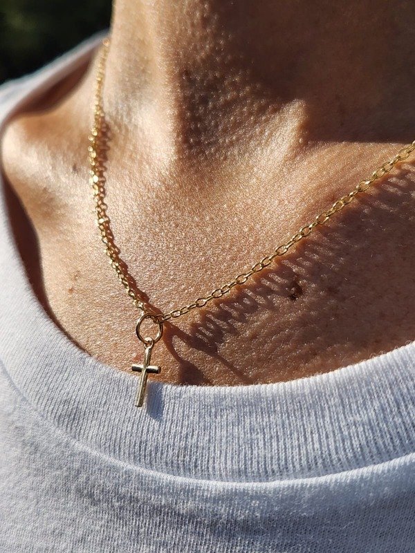 Producto - Collar cruz oro - 4