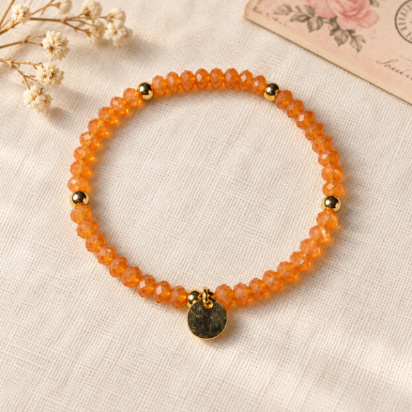 Producto - Pulsera Alexia Naranja Ámbar - 1