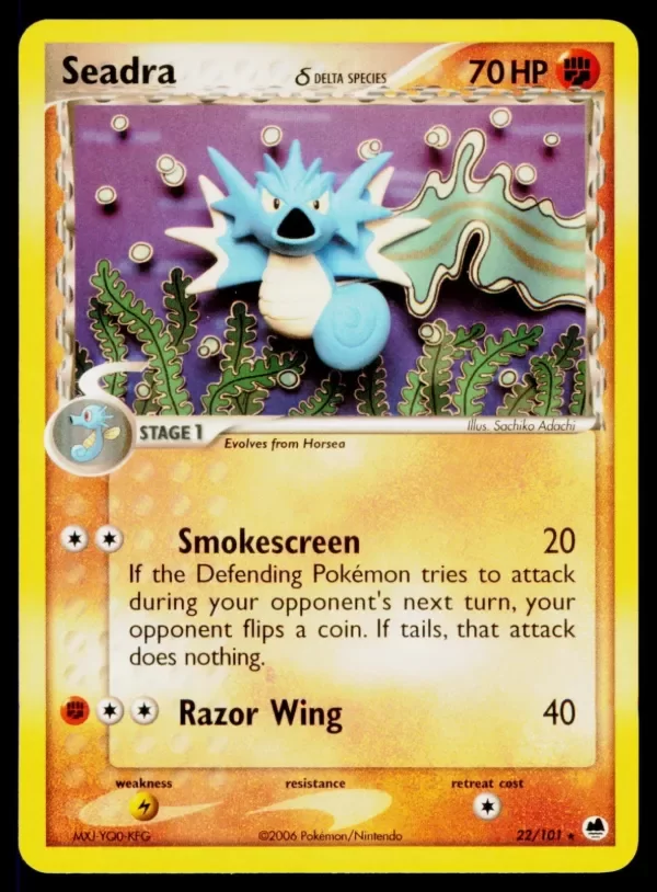 Producto - Seadra - Delta Species - Normal 22/101 Rare Pokemon Dragon Frontiers
