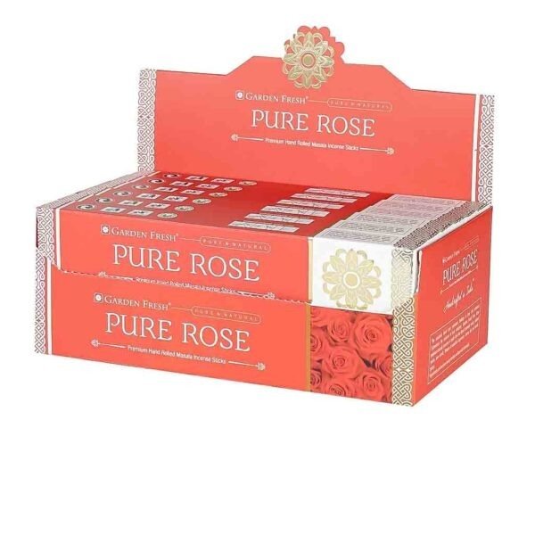 Producto - Sahumerios Garden Fresh rosa pura 15 grs x 12 unid