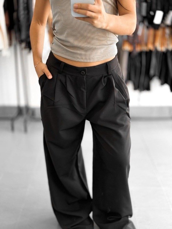 Producto - Pantalon sastrero Rita negro - 0