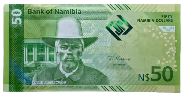 Producto - Namibia 50 Dollars (2025) Grupo de Kudus Pick.22a Unc