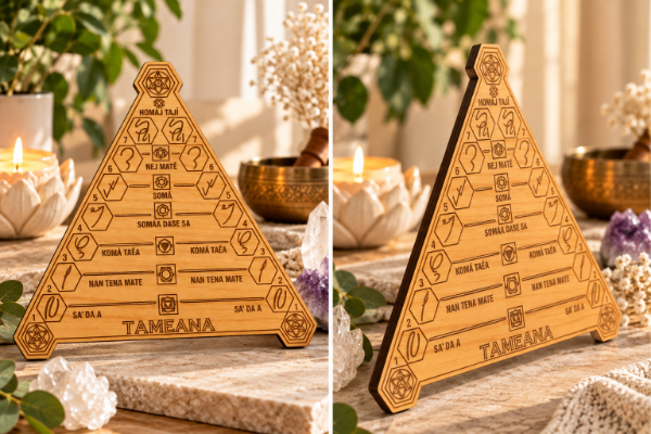 Producto - Plantilla Triangular Tameana en Madera - 1