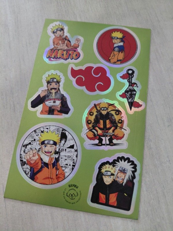Producto - Planchitas de stickers - Naruto