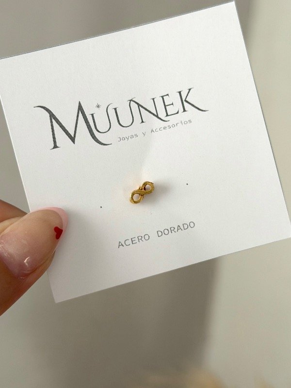 Producto - Aro dorado infinito (unidad)