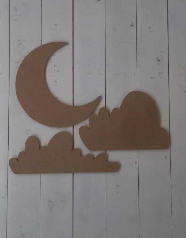 Producto - Set paneles cielo (nubes/arbustos, media luna)