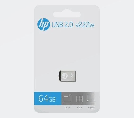 Producto - PENDRIVE 64GB HP 2.0 - METAL 222W