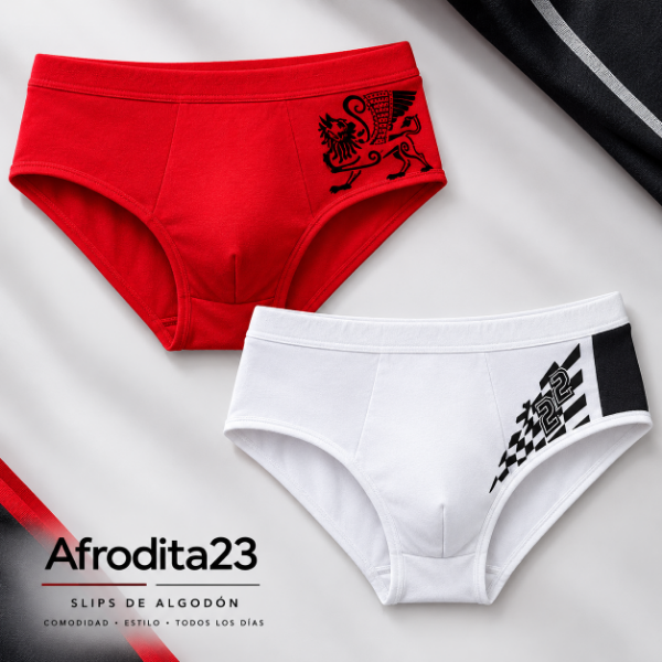 Producto - Pack x 2 Slip Masculino de Algodón