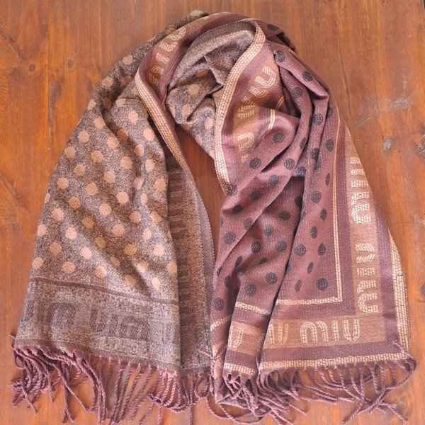 Producto - Pashimna de lanilla MM color lila