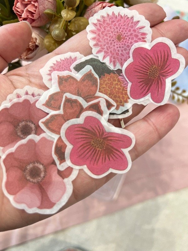 Producto - Stickers washi flores - 2