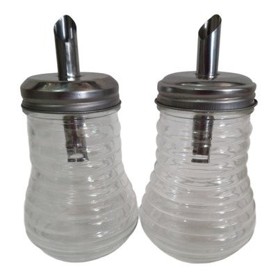 Producto - AZUCARERA DE VIDRIO CON TAPA Y VERTEDOR / CODIGO N138