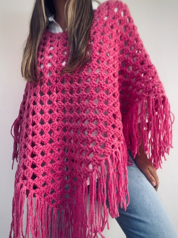 Producto - PONCHO TERRA FUCSIA - 2