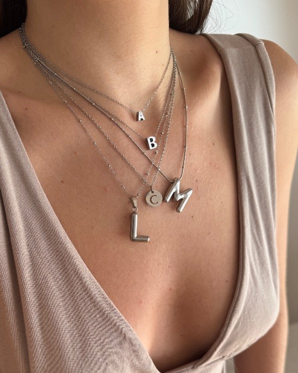 Producto - Cadena Letras Acero Quirúrgico