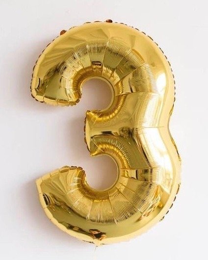 Producto - NÚMERO 40" CON GAS HELIO