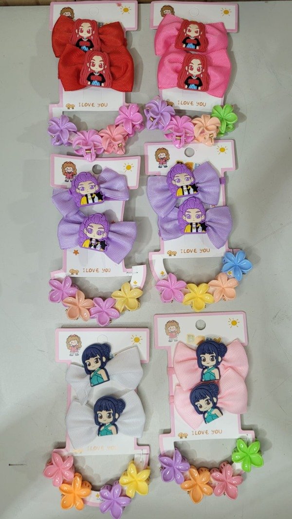 Producto - Colitas + brochecitos guerreras x 6 cartones