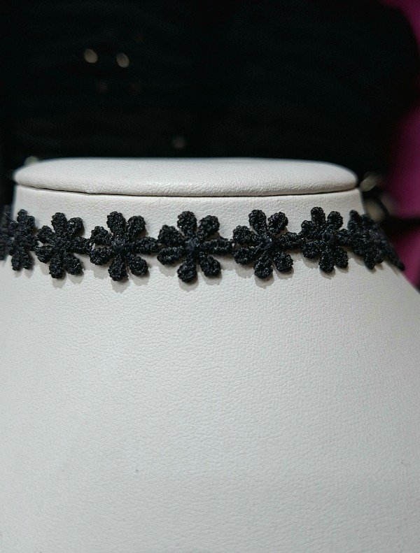 Producto - Collar Chocker Tatto Flor - 1