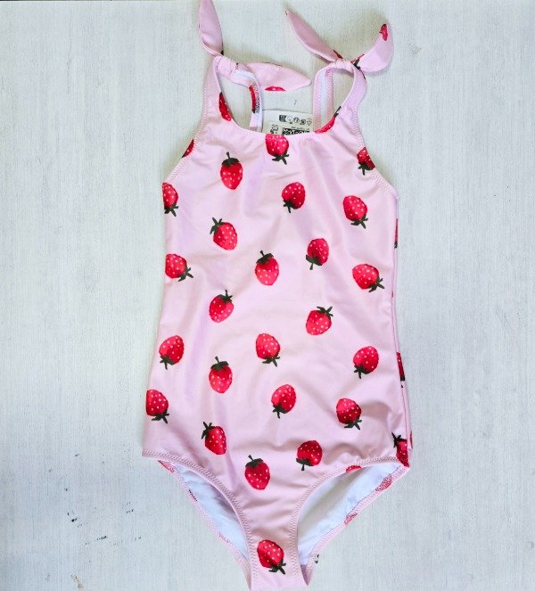 Traje de baño HyM talle 4/6 frutilla — imagen 2