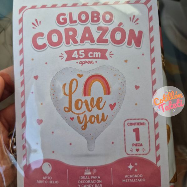 Producto - GLOBO LOVE YOU