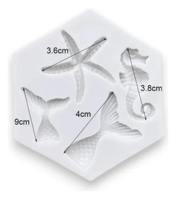 Producto - MOLDE SILICONA DEL MAR x5