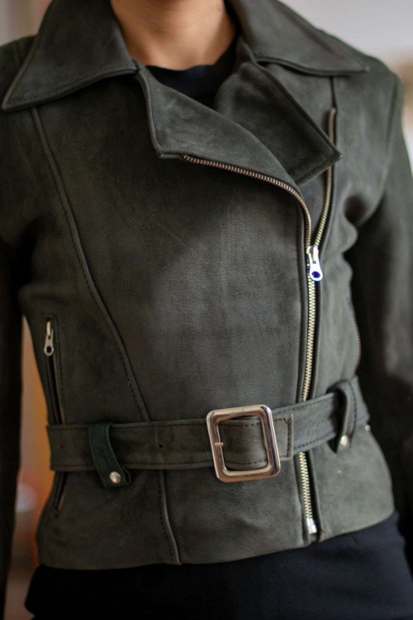 Chaqueta Biker Leather Talle: XS/S- — imagen 2