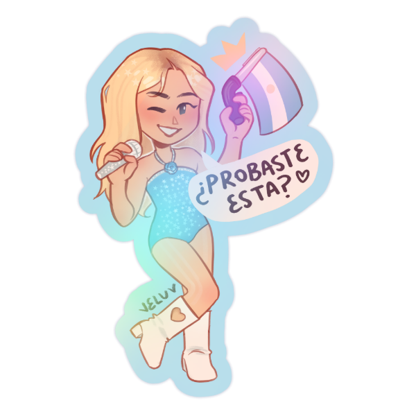 Producto - sabrina argentina - sticker holográfico