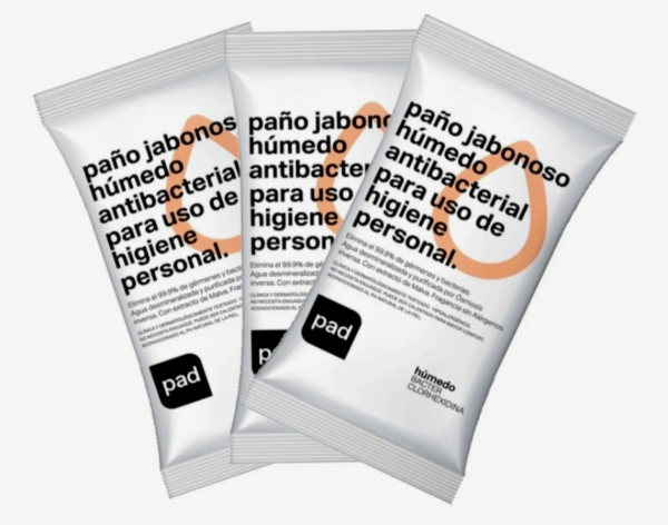 Producto - PAÑO JABONOSO ANTIBACTERIAL X 1 UNIDAD