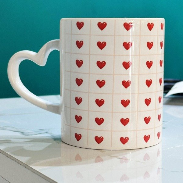 Producto - Taza corazones!