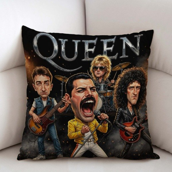 Producto - Almohaditas Bandas Rock Caricaturas - 0