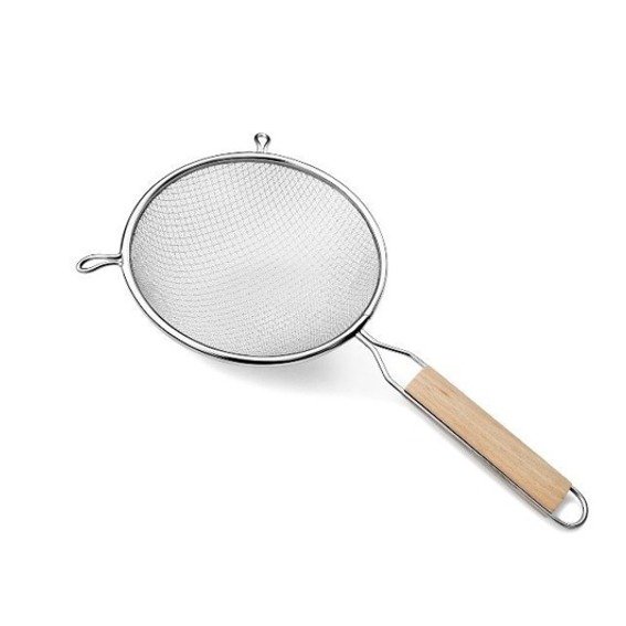 Producto - COLADOR MANGO MADERA 14 CM CRYSTAL ROCK