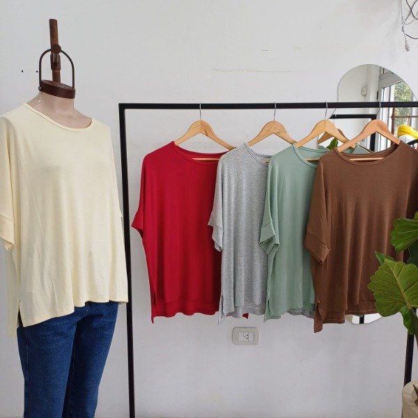 Producto - 492 - REMERA MODAL OVERSIZE