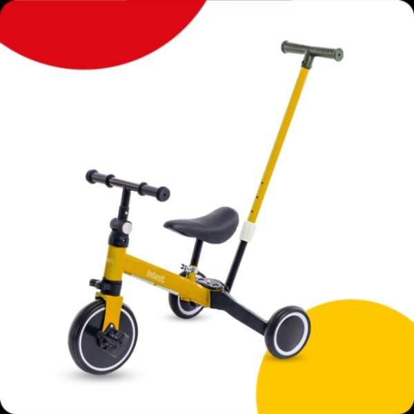 Producto - Triciclo Camicleta 2 en 1 Bebesit Amarillo