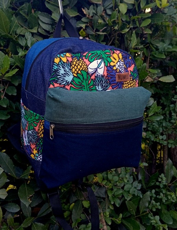 Producto - Mochila Pocket Upcycling Honolulu