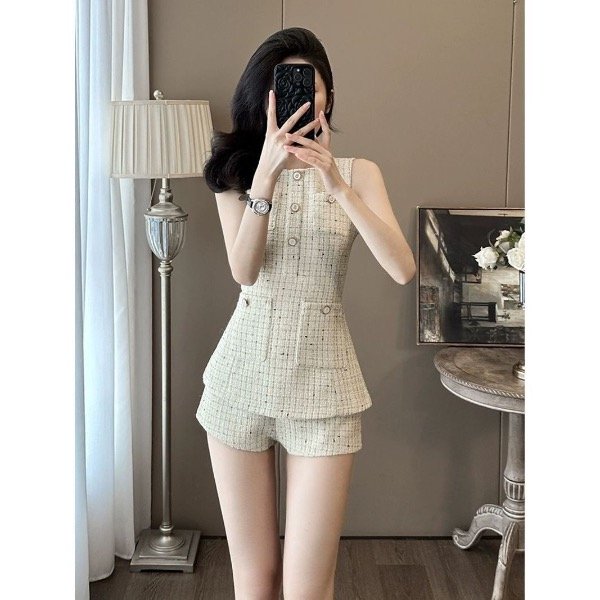 Producto - Conjunto Tweed Elegance (Top + Short)