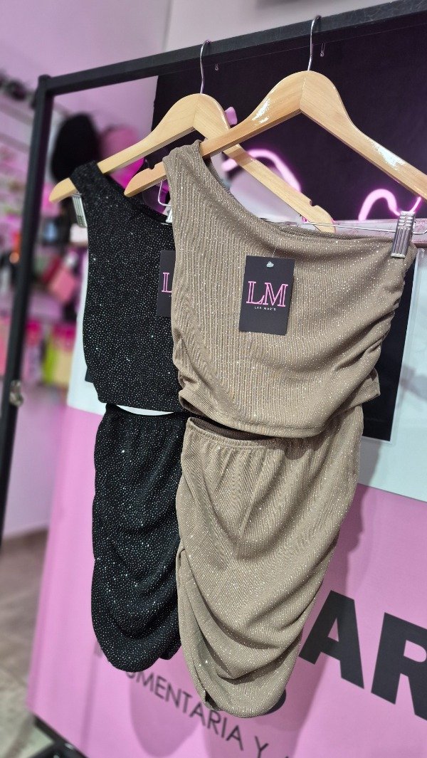 Producto - Vestido glitter un hombro