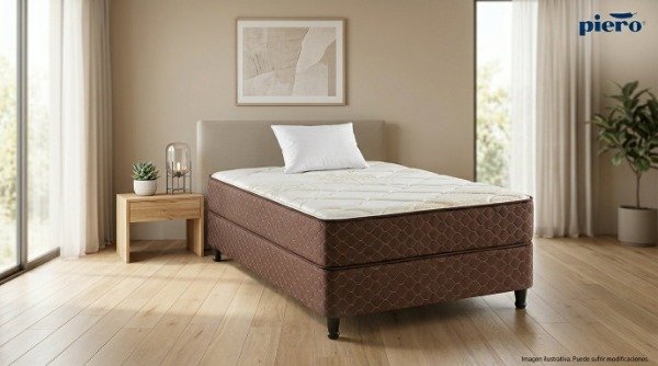 Producto - Sommier y Colchón Piero Nirvana 190x80 + 1 Almohada de regalo - 0