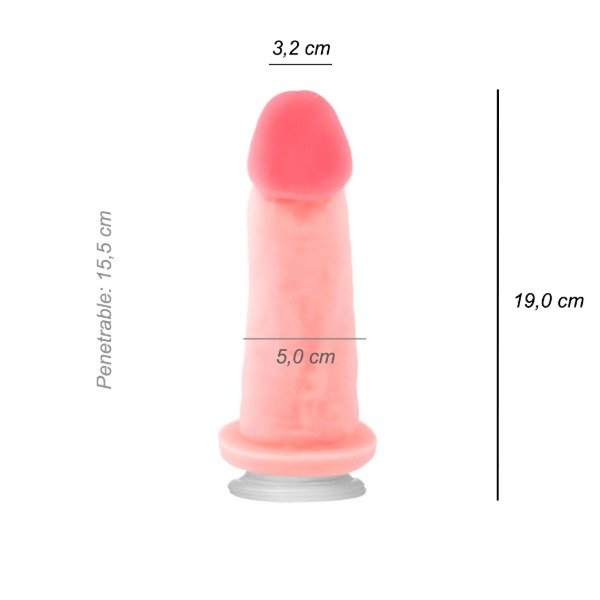 Producto - DILDO MAJESTIC CYBER SKIN VENTOSA