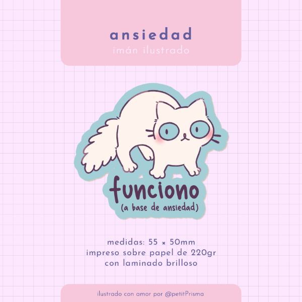 Producto - Imán "Ansiedad"