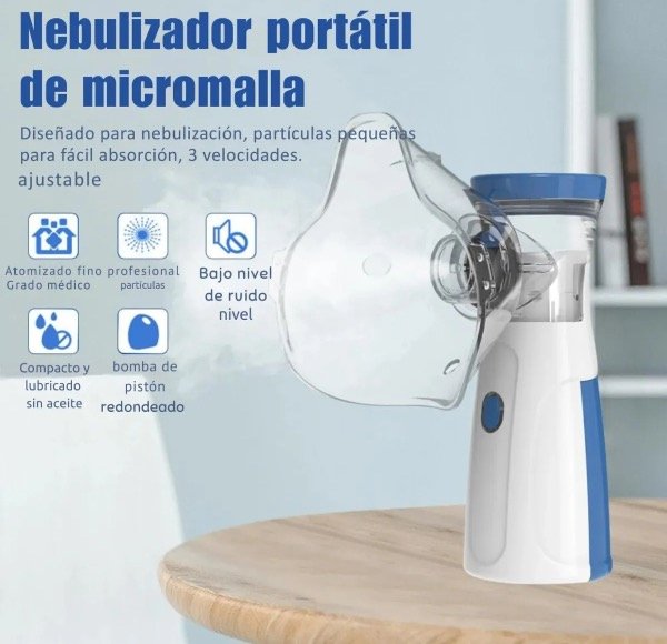 Producto - Nebulizador ultrasónico inhalambrico portátil