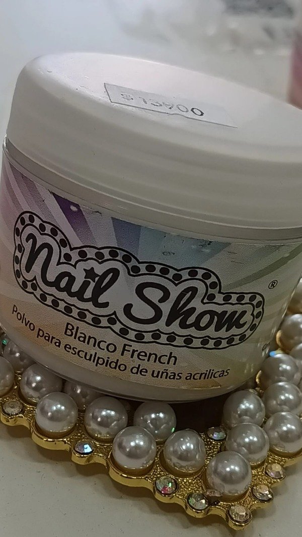 Producto - POLIMERO NAIL SHOW 45G BLANCO FRENCH